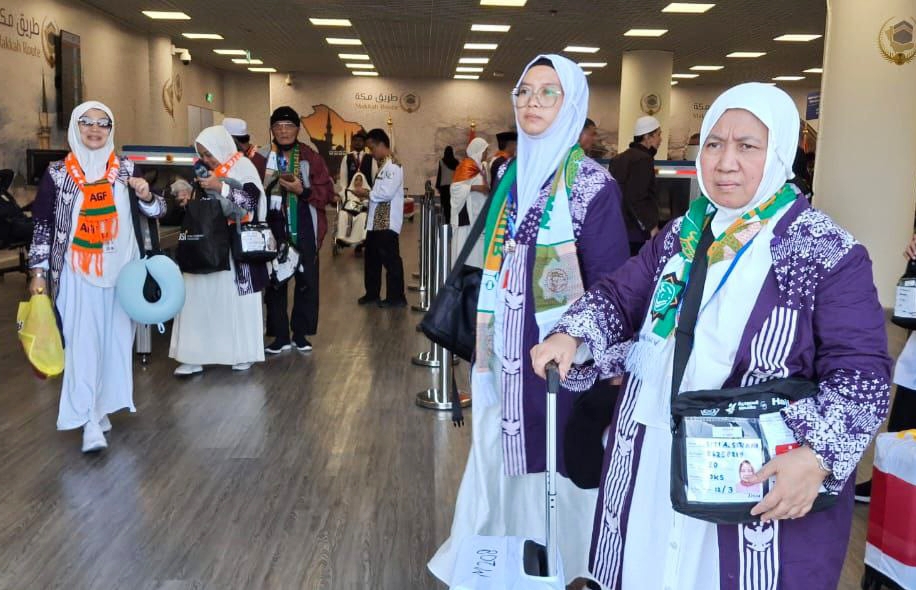 Kloter Jemaah Haji Indonesia Gelombang Pertama Mayoritas Perempuan