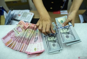 Selasa Pagi, Kurs Rupiah terhadap Dolar AS Naik 27 Poin Jadi Rp15.928