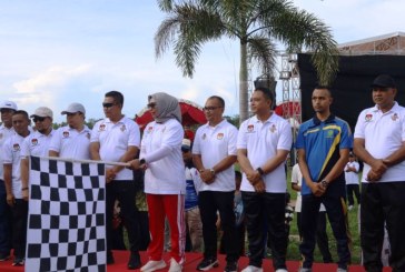 KIP Nagan Raya Gelar Sosialisasi Pilkada 2024 Melalui Jalan Sehat