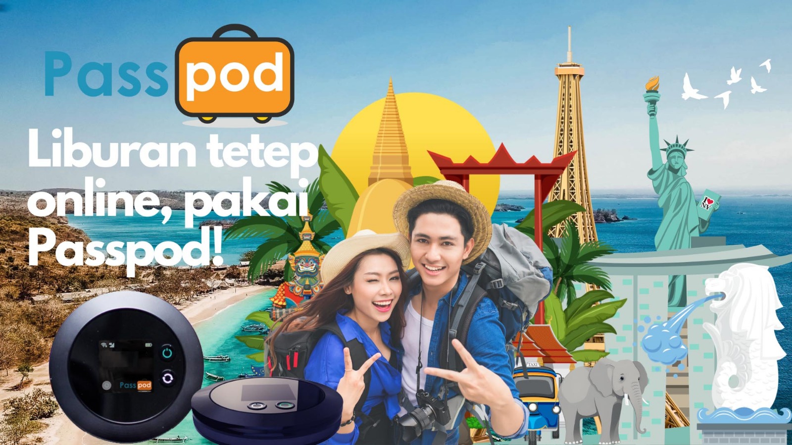 Keunggulan Modem Passpod, Internet Anti Putus Cocok Bagi Traveler