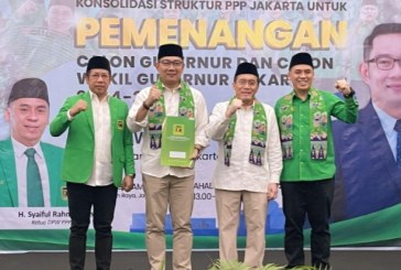 Ridwan Kamil-Suswono Dapat Dukungan dari PPP DKI