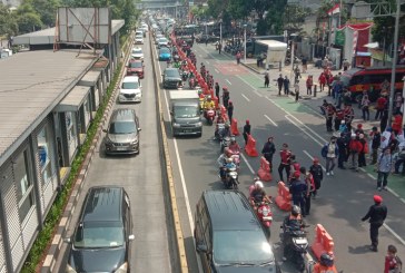 Jalan Depan Kantor KPU DKI Jakarta Ditutup Sementara