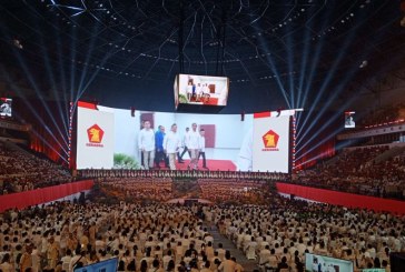 Jokowi Hadiri Apel Kader dan Penutupan Rapimnas Gerindra