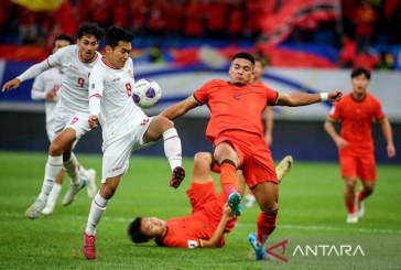 Kekalahan Perdana Timnas Indonesia 1-2 Lawan Tiongkok