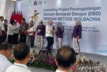 Pemprov DKI Jakarta Luncurkan Program Penanggulangan DBD dengan Nyamuk Aedes Aegypti Ber-Wolbachia