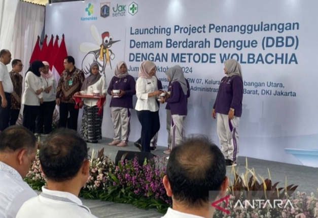 Pemprov DKI Jakarta Luncurkan Program Penanggulangan DBD dengan Nyamuk Aedes Aegypti Ber-Wolbachia