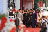 HUT TNI, Jokowi: Jaga Stabilitas Transisi dan Pilkada 2024