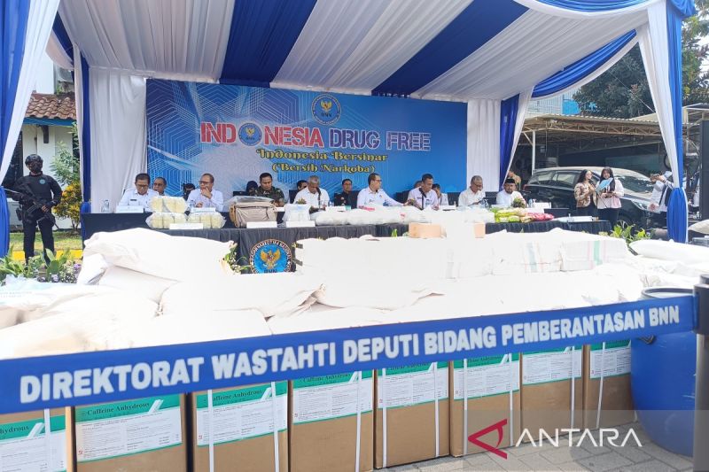 BNN Musnahkan Narkoba yang Ancam 1,1 Juta Jiwa Masyarakat    